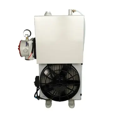 Hengsheng Aluminium Plate-fin Mixer Truck 18L Hydraulic Oil Heat Exchanger Hydraulic System Air-cooled Oil Cooler DC Fan Radiator YLF-201A