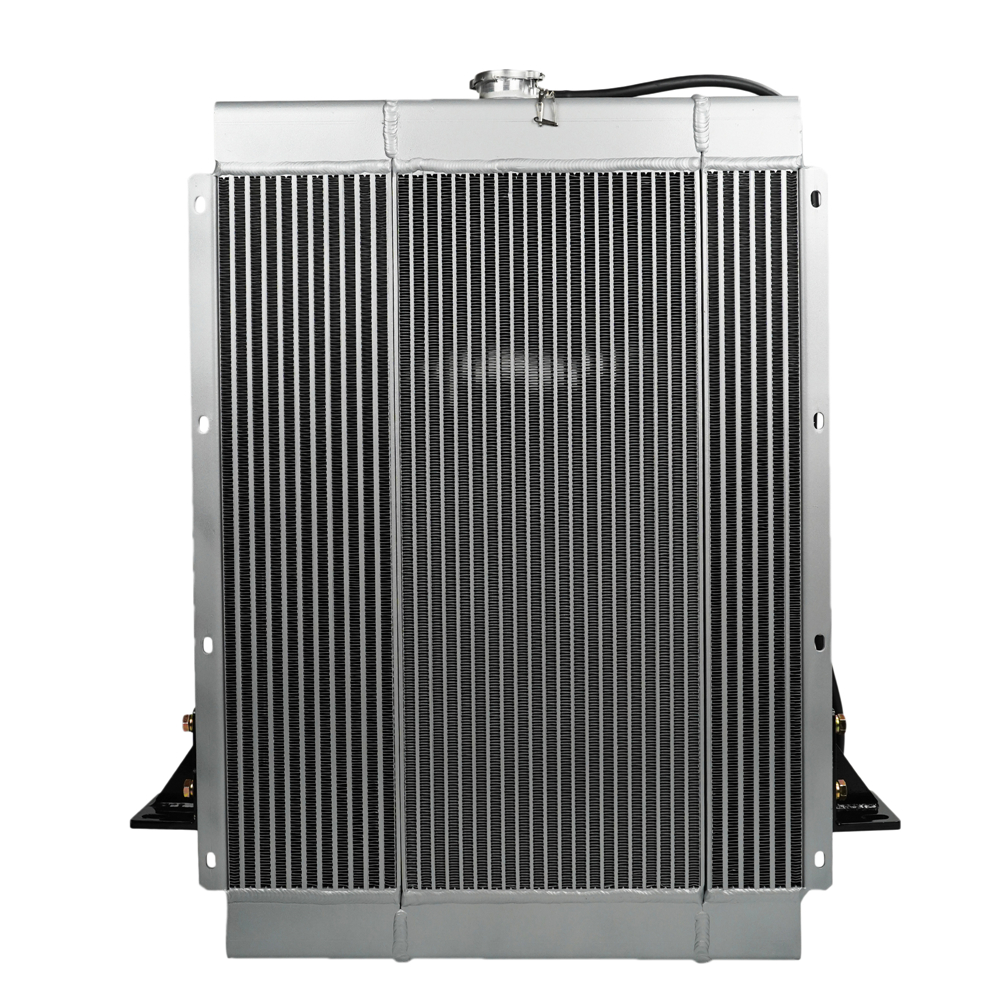 FHS-85LY Hengsheng Aluminium Plate-fin Self-loading Mixer Truck (Driller/Harvester) Radiator Engine Torque Converter Hydraulic Oil 3-in-1 Heat Exchanger Air-cooled Oil Cooler Composite Heat Exchanger